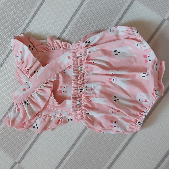 Halloween Ghost Romper - Pink - Picture 2 of 4